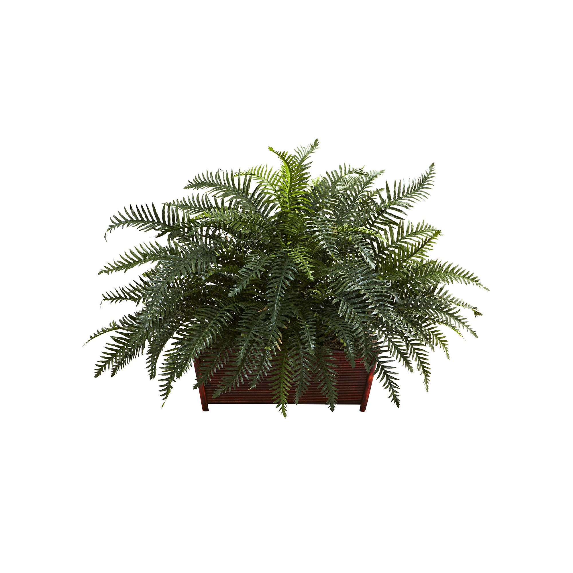 nearly natural River Fern Arrangement, Pink