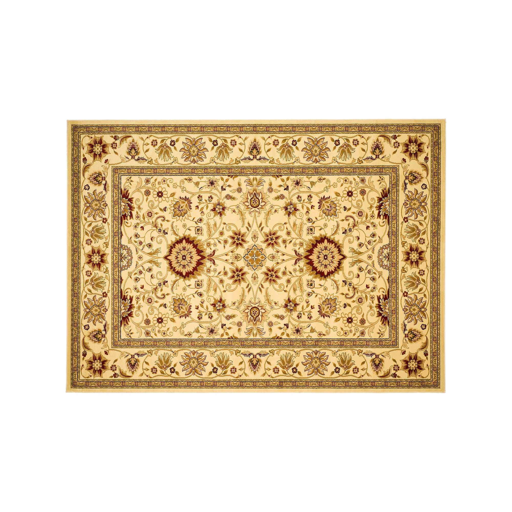 Safavieh Lyndhurst Framed Floral Print Rug, Ivory Ivory