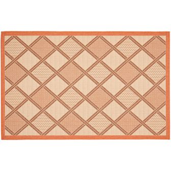 Safavieh Courtyard Geometric Diamond Indoor Outdoor Rug
