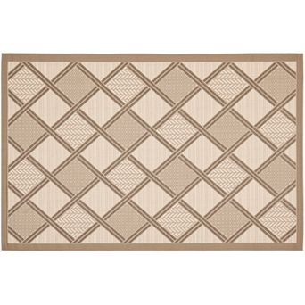 Safavieh Courtyard Geometric Diamond Indoor Outdoor Rug