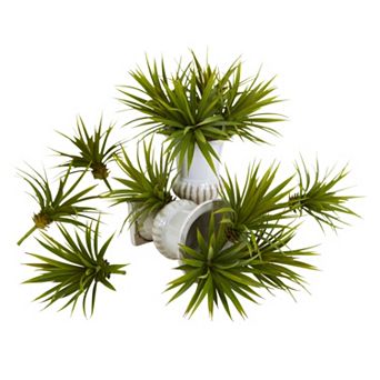 nearly natural 12 pc Mini Spiky Agave Succulent Arrangement Set