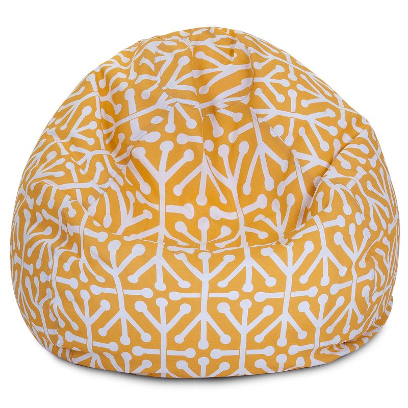 Majestic Home Goods Aruba Small Beanbag Chair, Clrs, Pouf