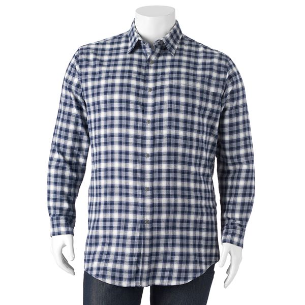 Men's Croft & Barrow Plaid Outdoor Flannel Shirt