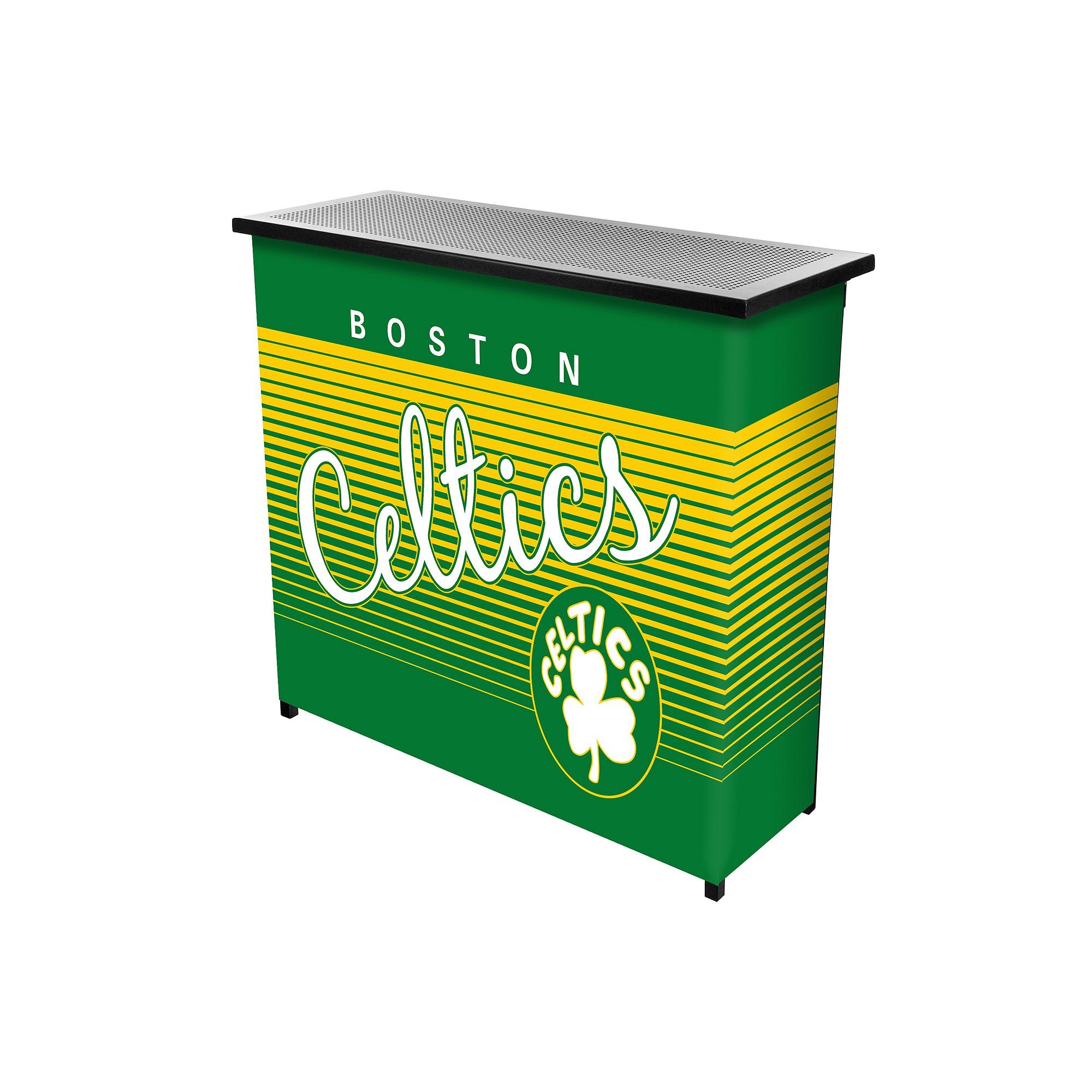 Boston Celtics Hardwood Classics 2-Shelf Portable Bar with Case, Team