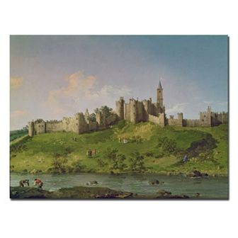 Trademark Fine Art ''Alnwick Castle'' Canvas Wall Art