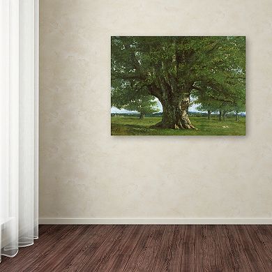 Trademark Fine Art ''The Oak of Flagey'' Canvas Wall Art