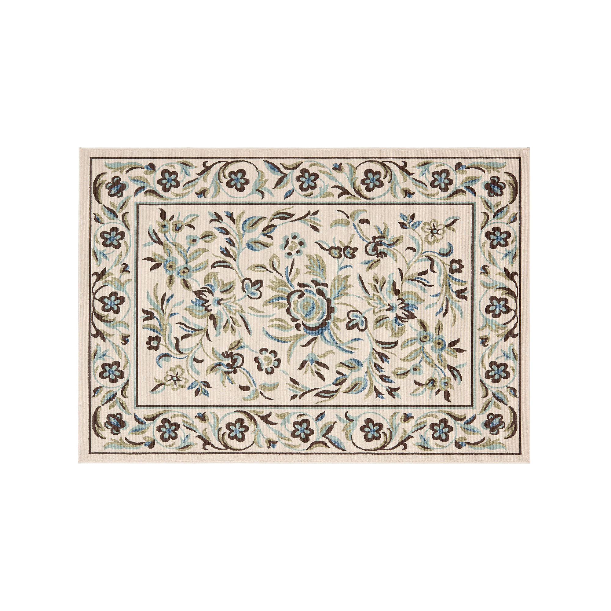 Safavieh Veranda Meadow Indoor Outdoor Rug, Ivory Green