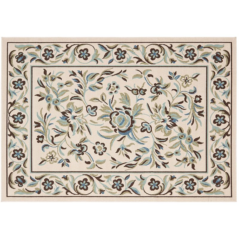 Safavieh Veranda Meadow Indoor Outdoor Rug, Brown, 8X11 Ft