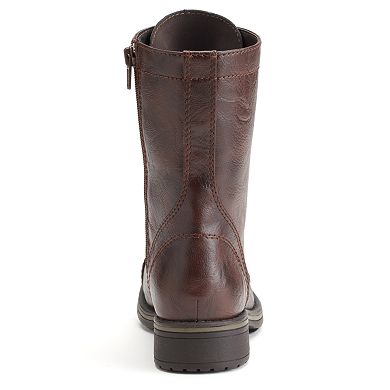 SO® Women's Mid-Calf Lace-Up Boots