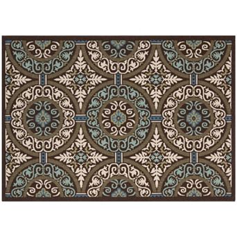 Safavieh Veranda Garden Medallion Indoor Outdoor Rug
