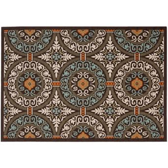 Safavieh Veranda Garden Medallion Indoor Outdoor Rug