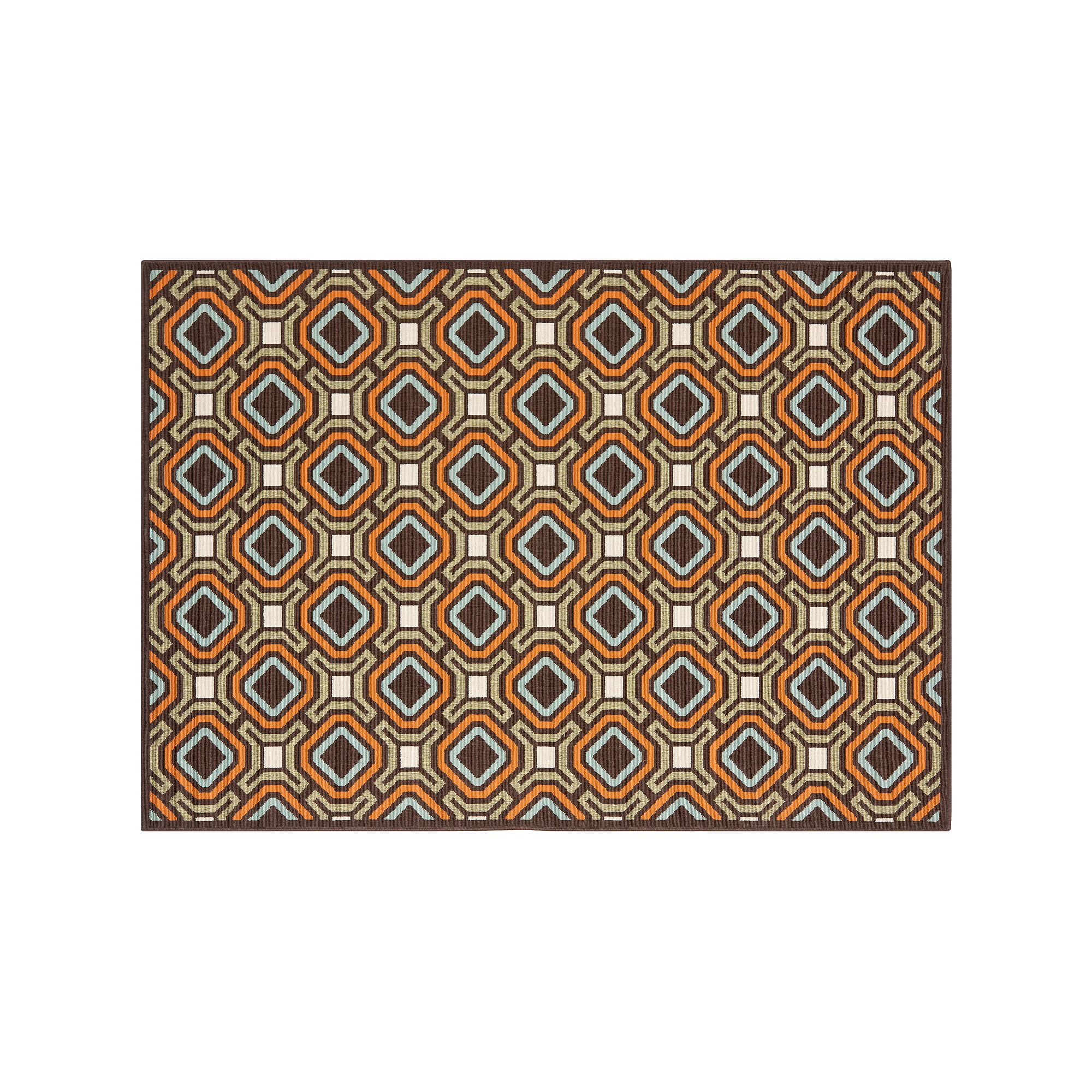 Safavieh Veranda Symmetry Indoor Outdoor Rug, Brown