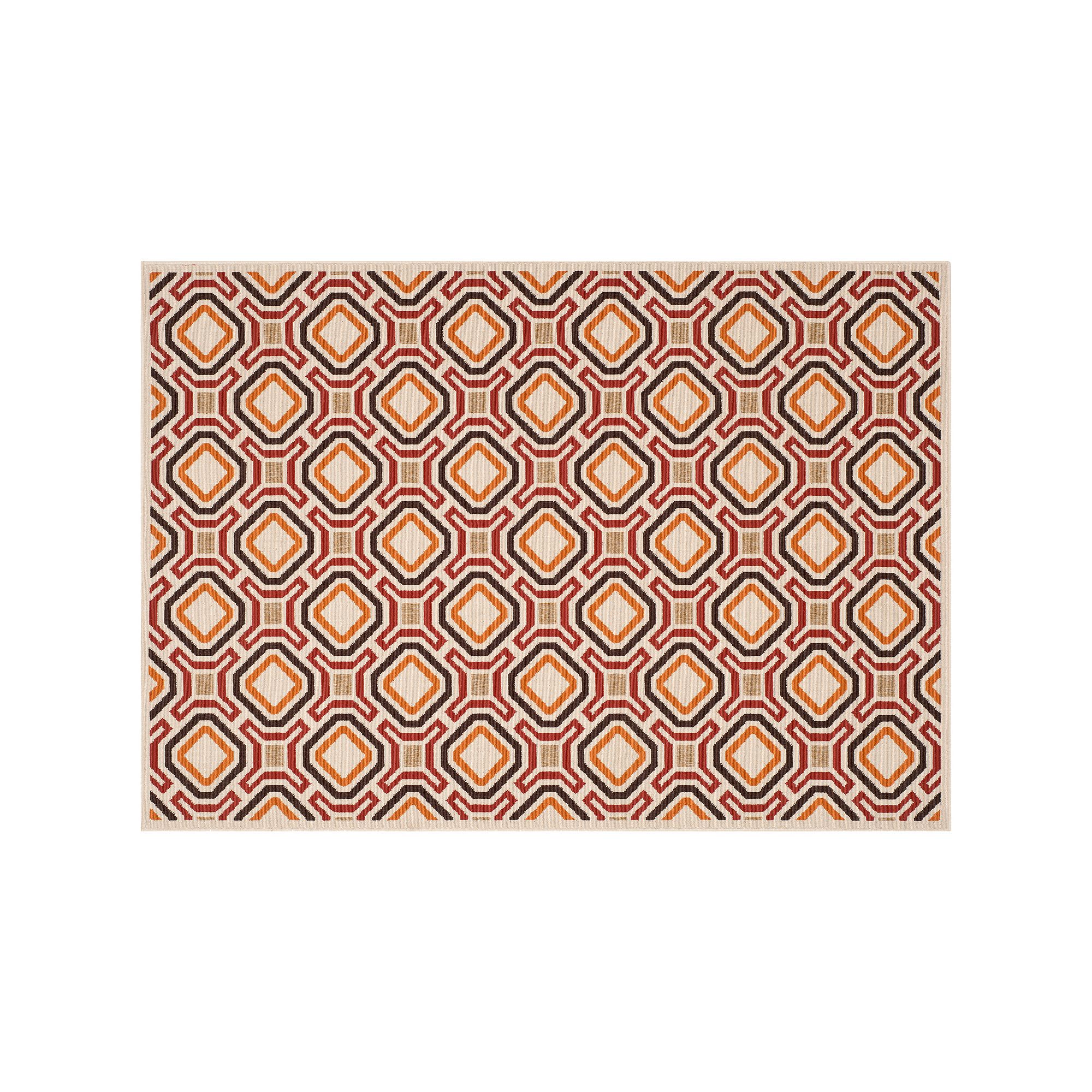 Safavieh Veranda Symmetry Indoor Outdoor Rug, Creme Red
