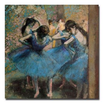 Trademark Fine Art ''Dancers in Blue 1890'' Canvas Wall Art by Edgar Degas