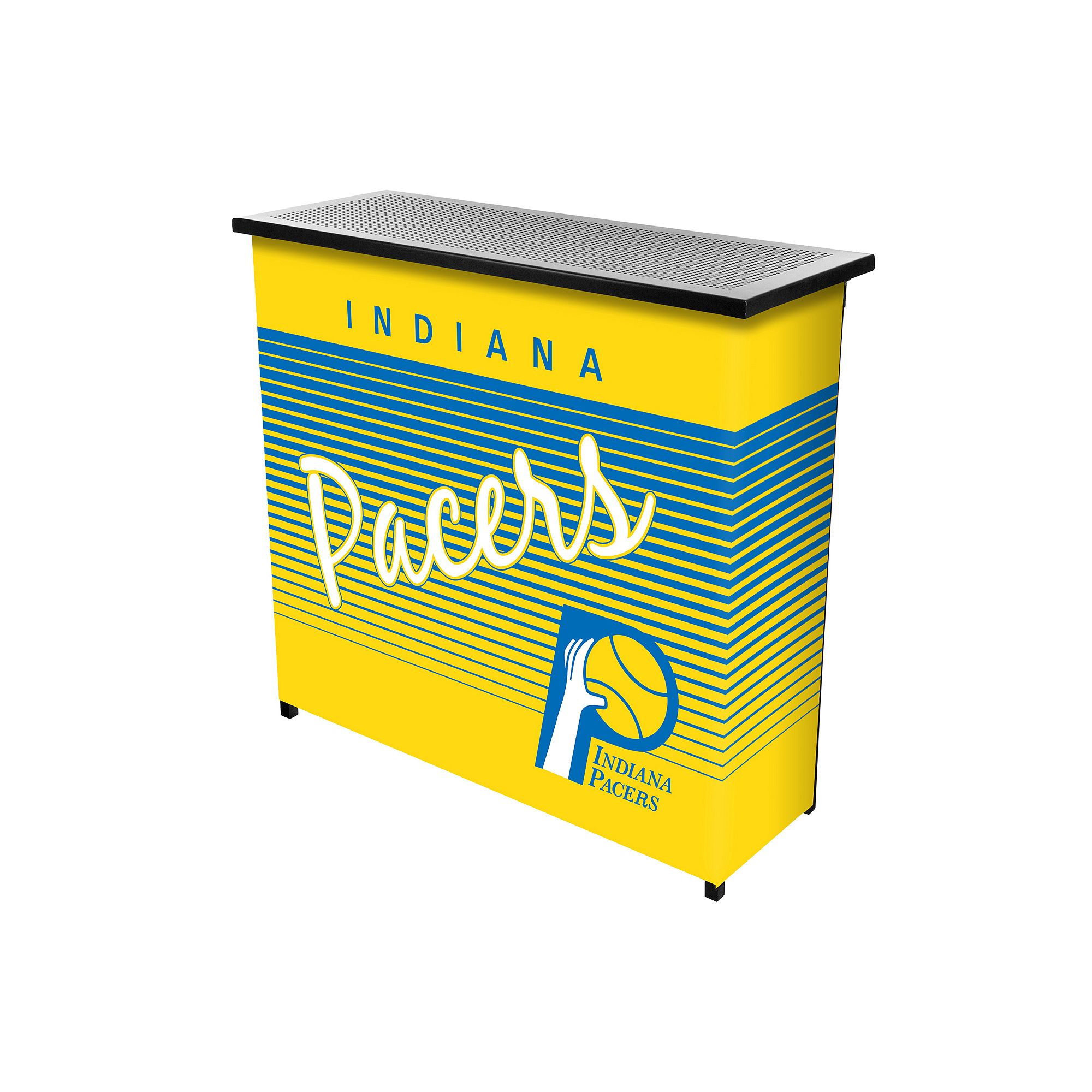 Indiana Pacers Hardwood Classics 2-Shelf Portable Bar with Case, Team