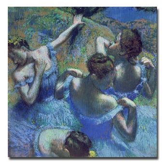 Trademark Fine Art ''Blue Dancers'' Canvas Wall Art by Edgar Degas