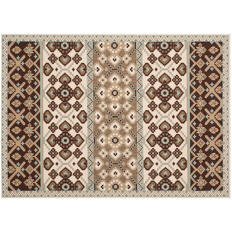 Safavieh Veranda Spade Indoor Outdoor Rug, Brown, 8X11 Ft