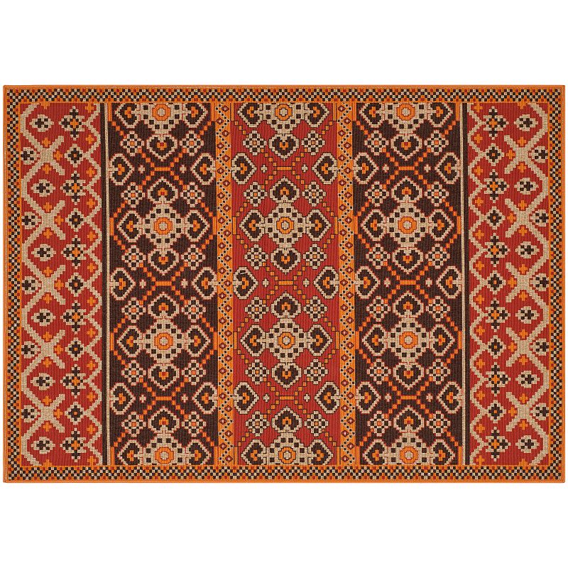 Safavieh Veranda Spade Indoor Outdoor Rug, Red, 6.5X9.5 Ft