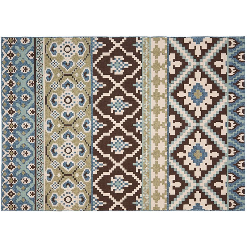 Safavieh Veranda Southwest Indoor Outdoor Rug, Brown, 6.5X9.5 Ft