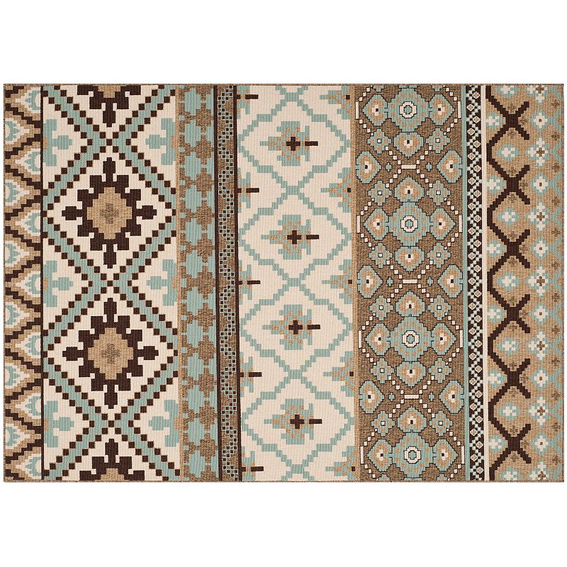 Safavieh Veranda Southwest Indoor Outdoor Rug, Brown, 8X11 Ft