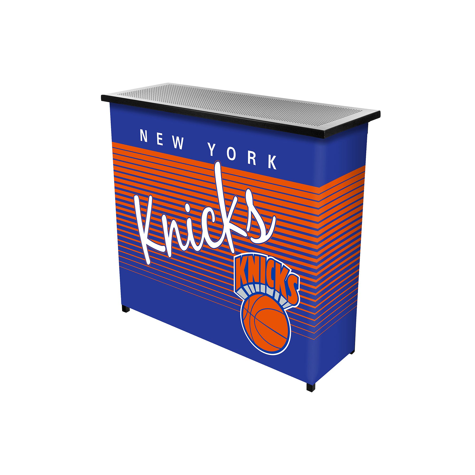 New York Knicks Hardwood Classics 2-Shelf Portable Bar with Case, Team