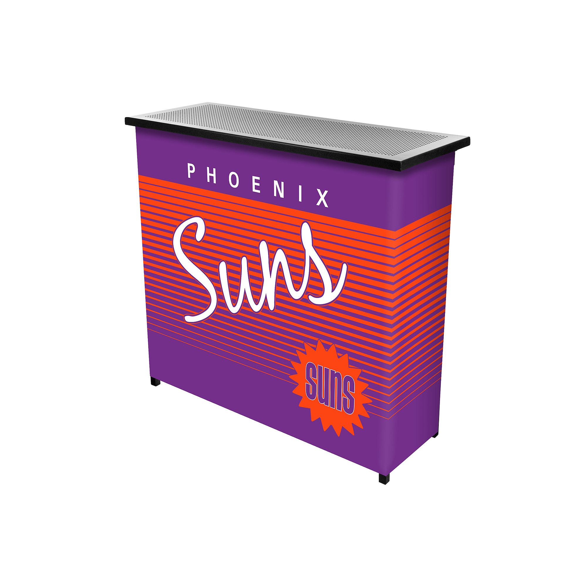 Phoenix Suns Hardwood Classics 2-Shelf Portable Bar with Case, Phx Team