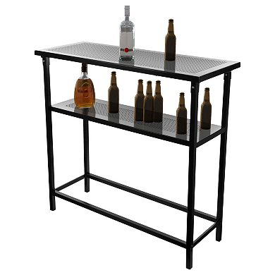 San Antonio Spurs Hardwood Classics 2-Shelf Portable Bar with Case