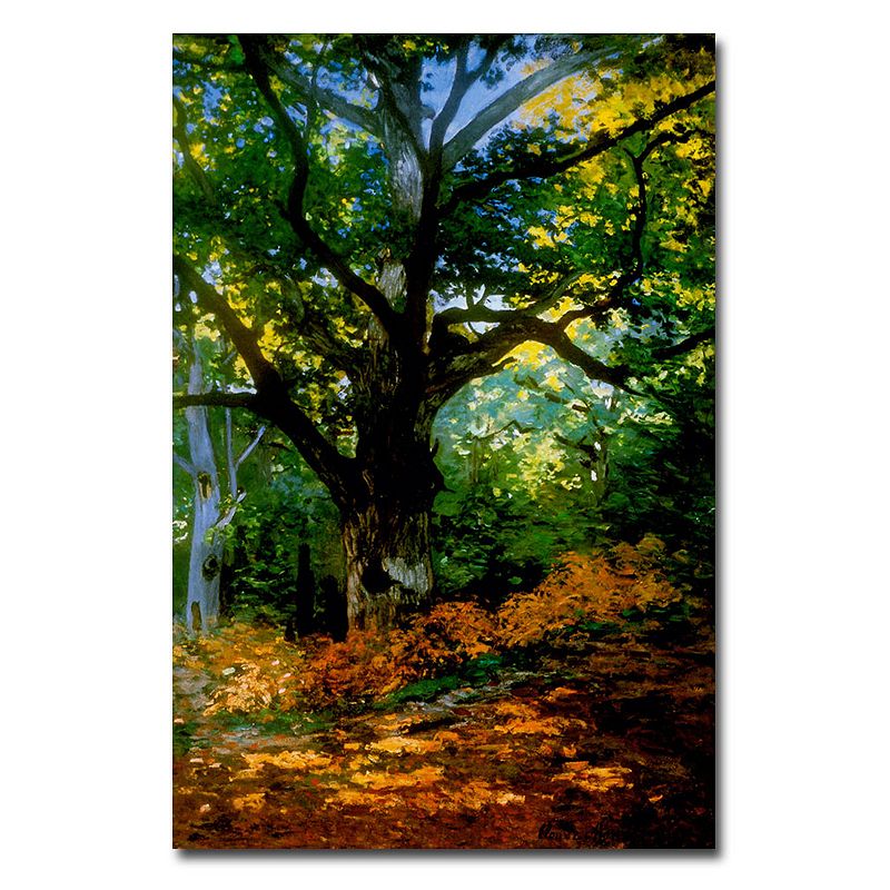 Trademark Fine Art Bodmer Oak Fontainebleau Forest Canvas Wall Art by 