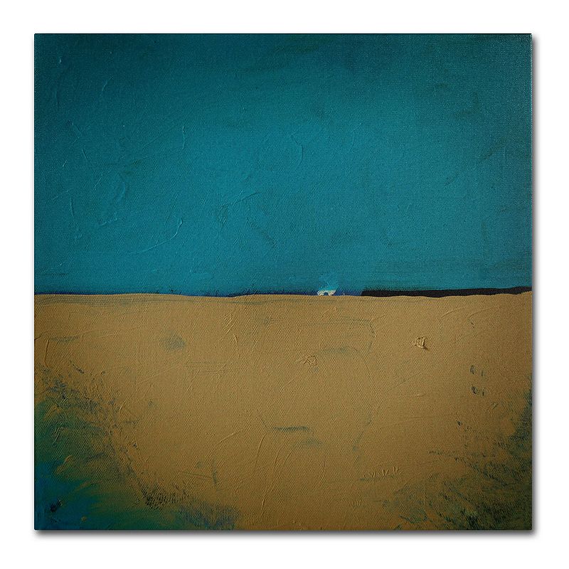 99228087 Trademark Fine Art Teal Horizon Canvas Wall Art, M sku 99228087