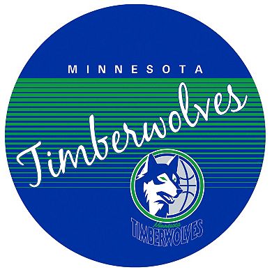 Minnesota Timberwolves Hardwood Classics Padded Swivel Bar Stool