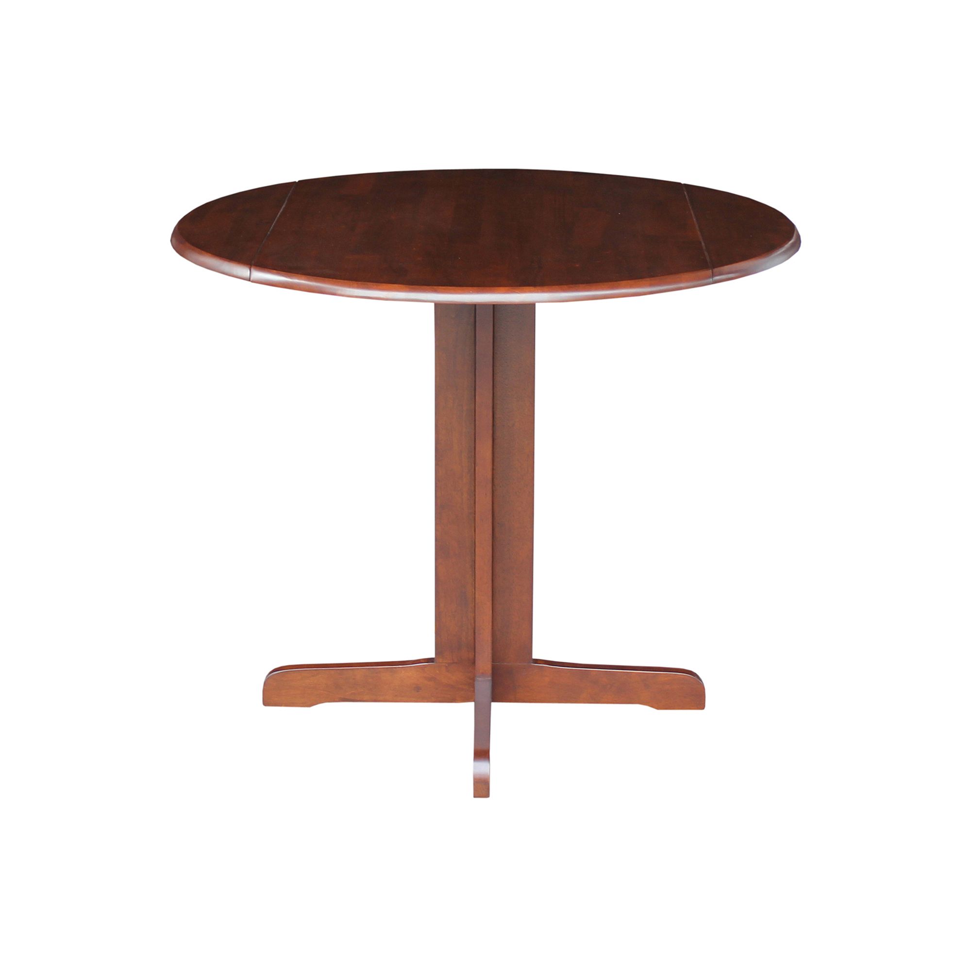 Dual Drop Leaf Table, Brown
