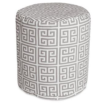 Majestic Home Goods Towers Indoor Outdoor Small Pouf Ottoman