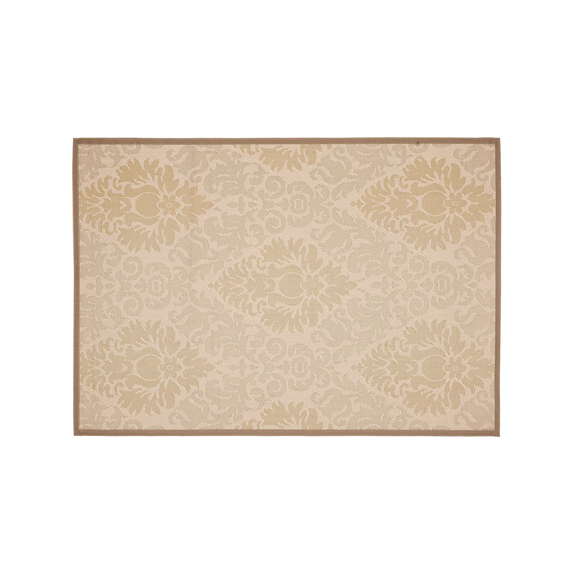 Safavieh Courtyard Leaves Print Indoor Outdoor Rug, Beige