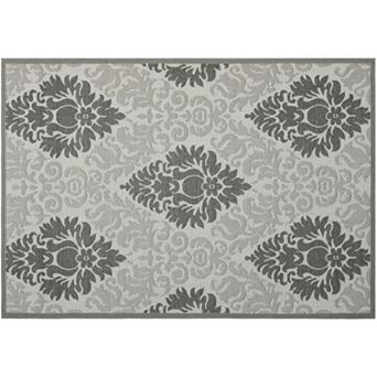 Safavieh Courtyard Leaves Print Indoor Outdoor Rug