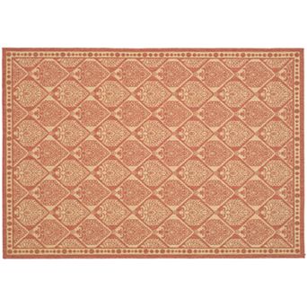 Safavieh Courtyard Tile Geometric Indoor Outdoor Rug
