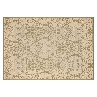 Safavieh Courtyard Floral Scroll Indoor Outdoor Rug