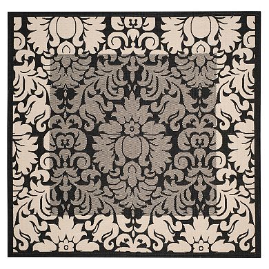 Safavieh Courtyard Floral Scroll Indoor Outdoor Rug