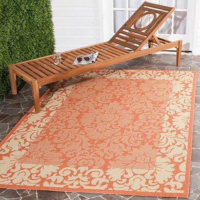 Safavieh Courtyard Floral Scroll Indoor Outdoor Rug