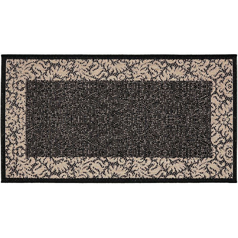 Safavieh Courtyard Floral Scroll Indoor Outdoor Rug, Multicolor, 8Ft Sq