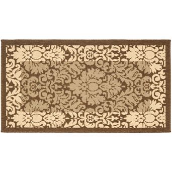 Safavieh Courtyard Floral Scroll Indoor Outdoor Rug