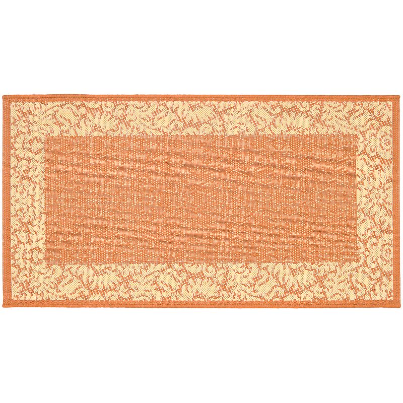 Safavieh Courtyard Floral Scroll Indoor Outdoor Rug, Multicolor, 8Ft Sq