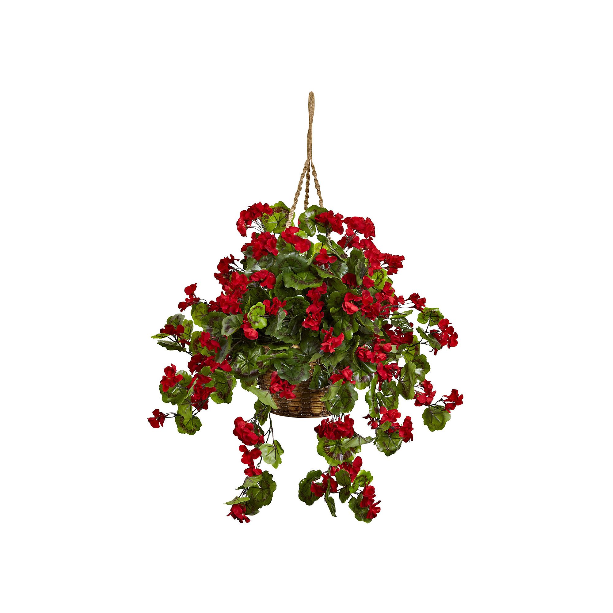 nearly natural Geranium Hanging Flowers, Multicolor