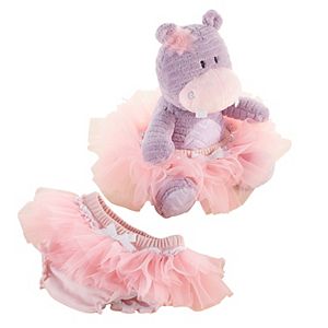 Baby Aspen Lady Lulu Plush & Tutu Bloomers Gift Set - Baby Girl