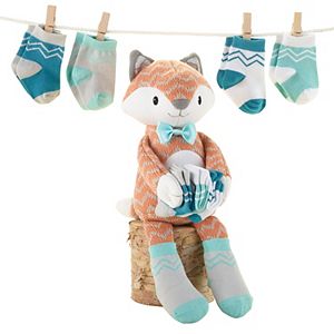 Baby Aspen 5-pc. Mr. Fox Plush Gift Set - Baby Neutral