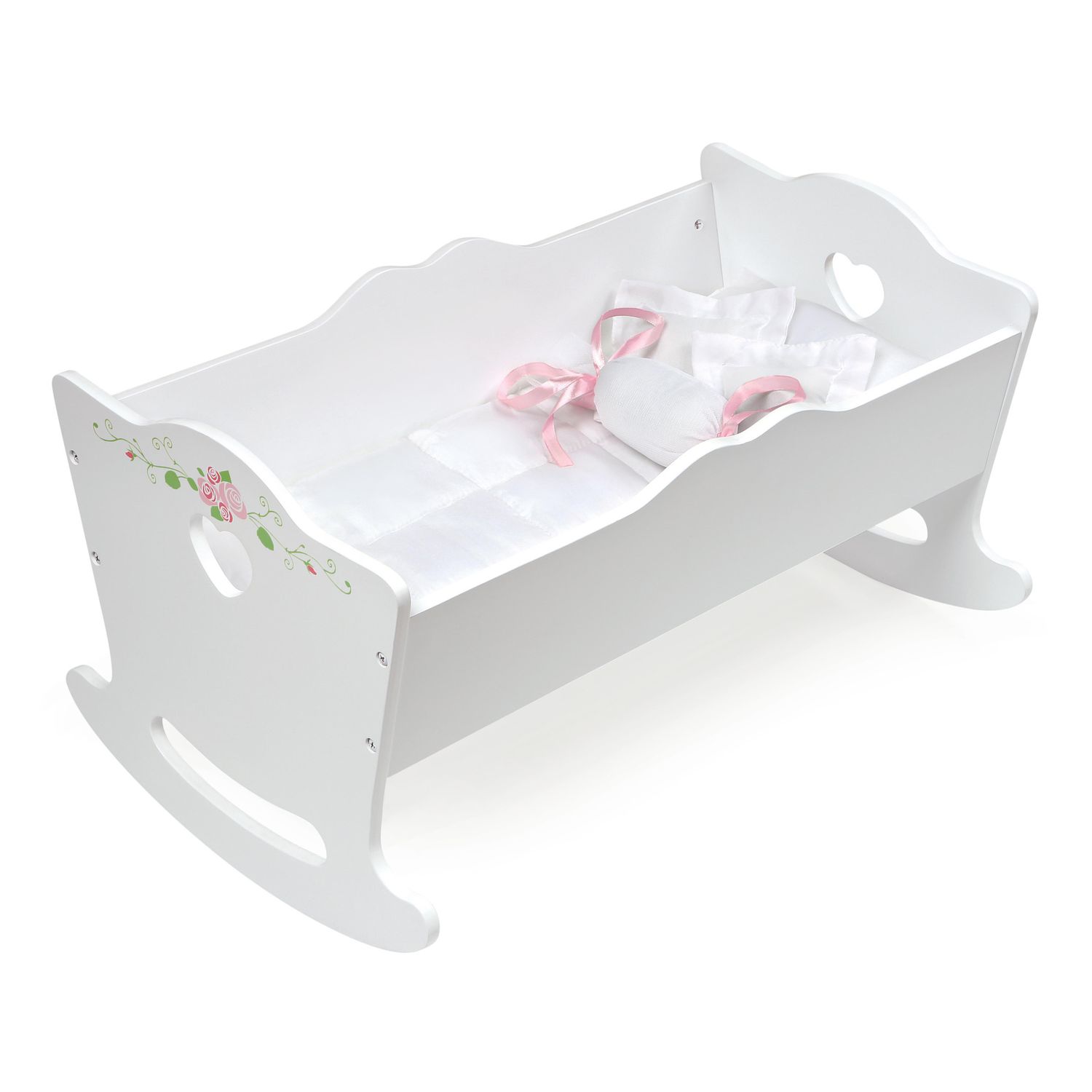 badger basket white doll high chair