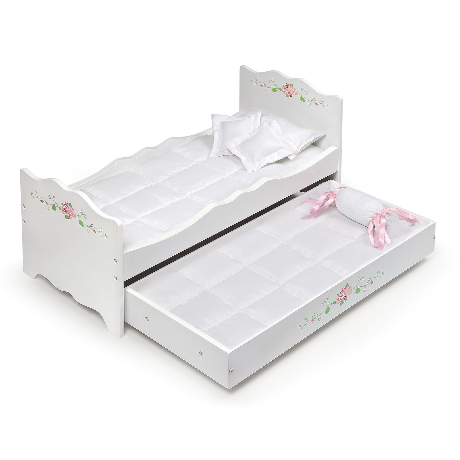 plastic doll bed