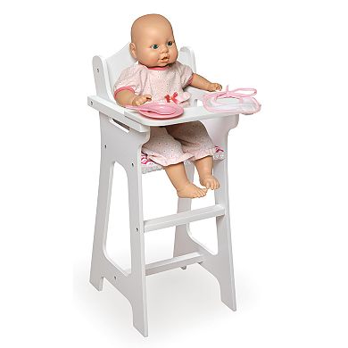 Badger Basket Chevron Doll Wooden High Chair