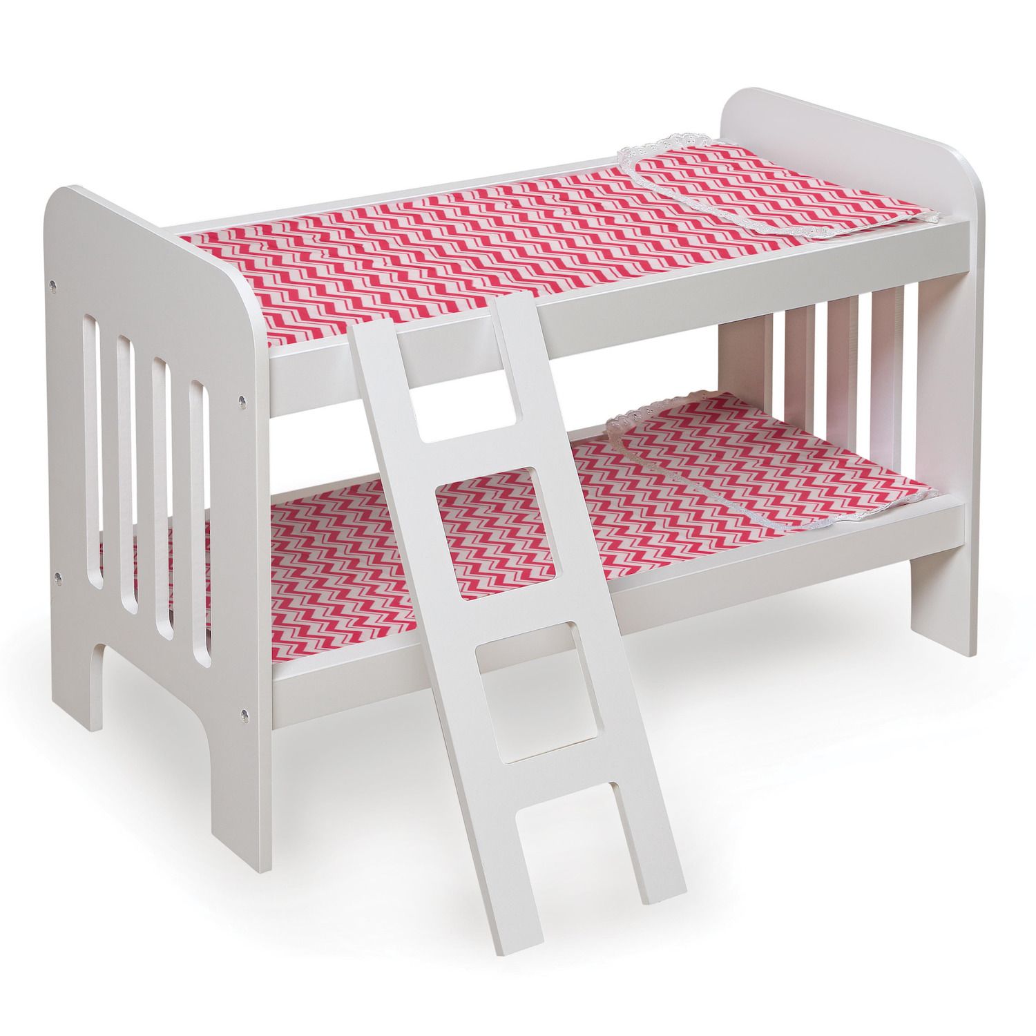 wooden doll bunk beds with ladder