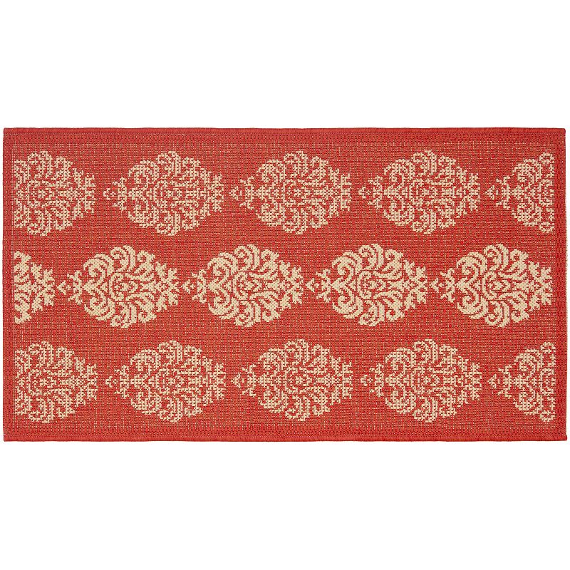 Safavieh Courtyard Indoor Outdoor Rug, Red, 8X11 Ft