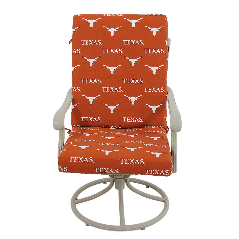 Texas Longhorns 2 Piece Chair Cushion Texas Longhorns 2 Piece Chair Cushion